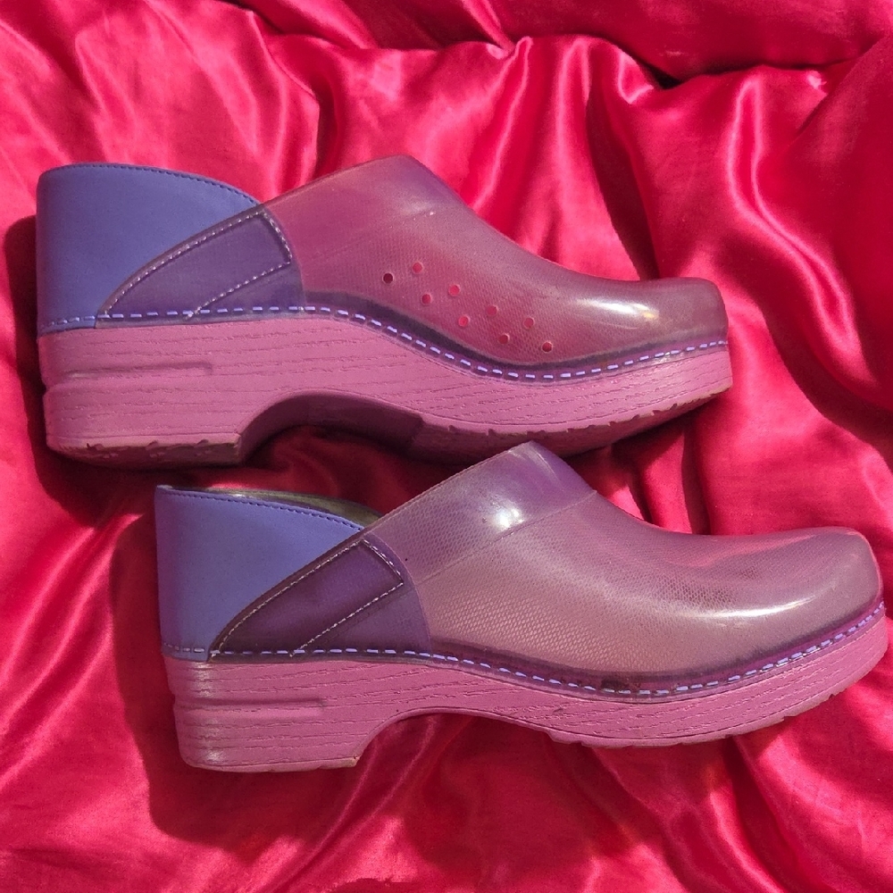 Purple DANSKO Slip-On Clog Shoes - Picture 4 of 4